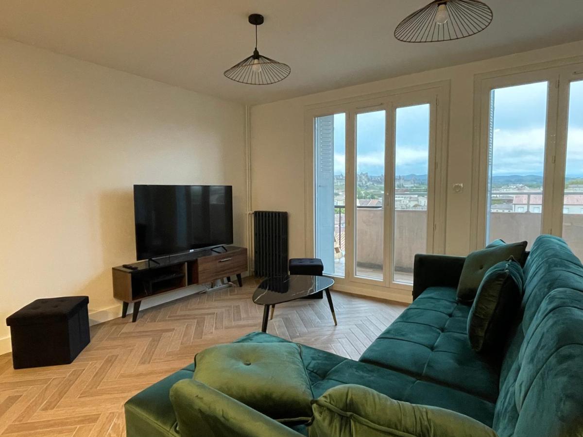 Appartement Cosy Avec Vue Imprenable Sur La Cite Carcassonne Exteriör bild